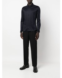 Giorgio Armani Zip Up Long Sleeve Shirt