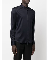 Giorgio Armani Zip Up Long Sleeve Shirt