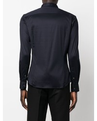 Giorgio Armani Zip Up Long Sleeve Shirt