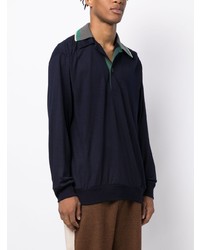 Kolor Asymmetric Collar Wool T Shirt