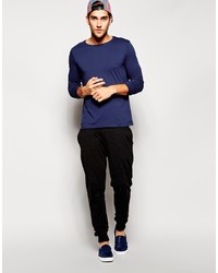 Asos Brand Long Sleeve T Shirt With Crew Neck