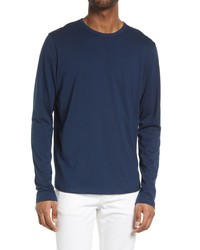 LIVE LIVE Crewneck Long Sleeve Top In Brooklyn Blue At Nordstrom