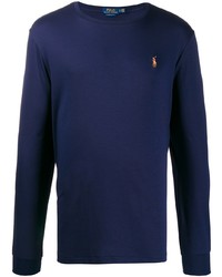 Polo Ralph Lauren Logo Embroidered Long Sleeve T Shirt