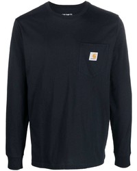 Carhartt WIP Logo Patch Long Sleeved T Shirt