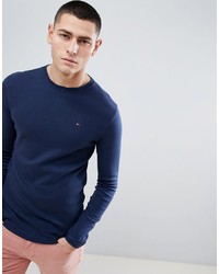 Tommy Jeans Long Sleeve T Shirt In Navy