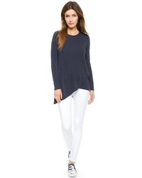 DKNY Long Sleeve Tee With Layered Front