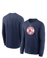Nike Navy Boston Red Sox Alternate Logo Long Sleeve T Shirt At Nordstrom