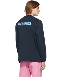 Jacquemus Navy Le T Shirt Gelo Long Sleeve T Shirt
