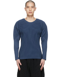Homme Plissé Issey Miyake Navy Monthly Color February T Shirt