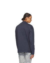 Heron Preston Navy Style Long Sleeve T Shirt