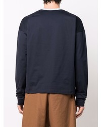 Marni Patch Detail Long Sleeved T Shirt