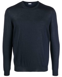 Malo Round Neck Long Sleeved Cashmere T Shirt