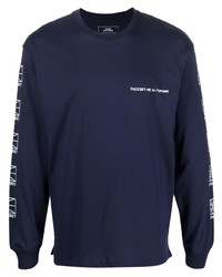 PACCBET Small Logo Print Long Sleeve T Shirt