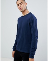 D-struct Toweling Long Sleeve Cotton Single Jersey Top