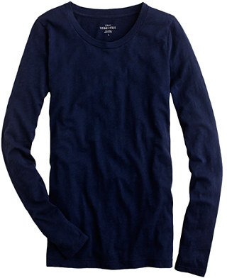 J.Crew Vintage Cotton Long Sleeve T Shirt, $34 | J.Crew | Lookastic