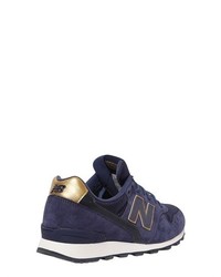 New Balance 996 Suede Mesh Sneakers