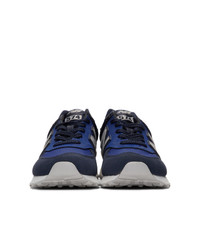 New Balance Blue And Navy 574 Core Sneakers
