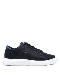 Tommy Hilfiger Embroidered Logo Mesh Low Top Sneakers