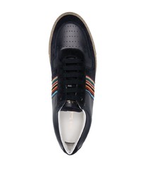 Paul Smith Fermi Rainbow Stripe Panelled Sneakers