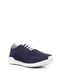 Kiton Lace Up Knitted Sneakers