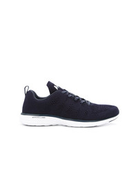 Apl Perforated Lace Up Sneakers