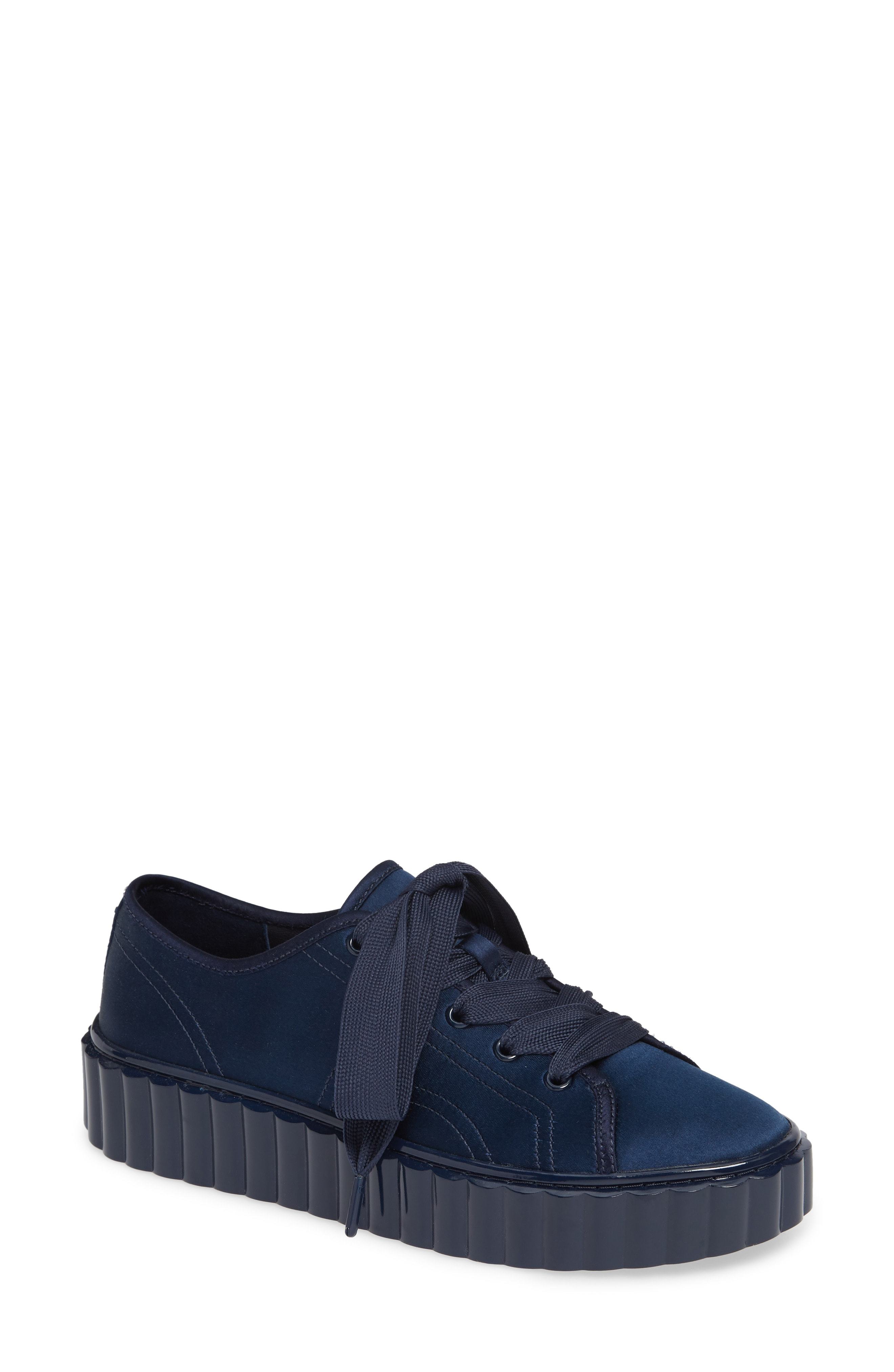 Tory Burch Scallop Cotton Silk Sneaker, $128 | Nordstrom | Lookastic