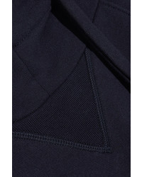 Maison Margiela Hooded Cotton Jersey Maxi Dress Midnight Blue