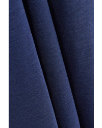 Acne Studios Ormanda Stretch Jersey Maxi Dress Royal Blue
