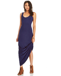 Lovers + Friends Stay Late Maxi Dress In Navy S