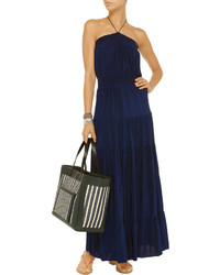 T-Bags LosAngeles T Bags Ruched Stretch Jersey Maxi Dress