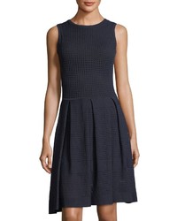 John & Jenn Mesh Overlay A Line Dress