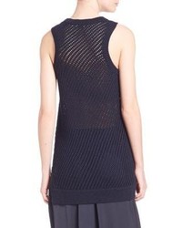 Vince Mesh Stitched Tank Top