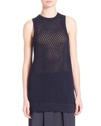 Vince Mesh Stitched Tank Top