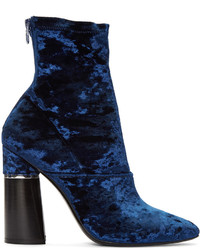 3.1 Phillip Lim Blue Velvet Kyoto Boots