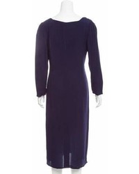 Chloé Long Sleeve Midi Dress