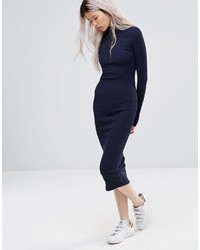 Wal G Midi Dress With High Neck