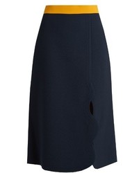 Roksanda Marten Wave Edged Midi Skirt
