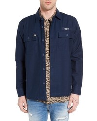 Obey Mission Military Shirt Jacket
