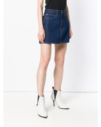 Calvin Klein Jeans Brooke Shields Panel Rinse Mini Skirt