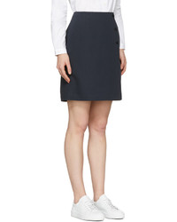 A.P.C. Navy Lana Miniskirt