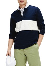 Tommy Hilfiger Colorblock Regular Fit Long Sleeve Rugby Polo