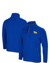 Colosseum Royal Pitt Panthers Rebound Snap Pullover Jacket At Nordstrom