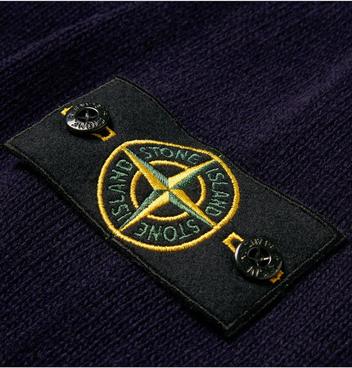 Stone Island Wool Blend Mock Neck Sweater, $265 | MR PORTER