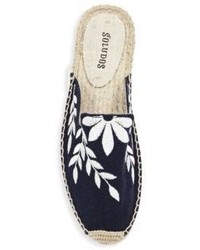Soludos Embroidered Floral Mule