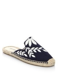 Soludos Embroidered Floral Mule