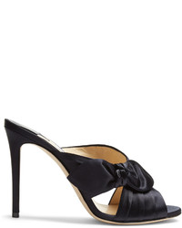Jimmy Choo Keely 100mm Side Bow Satin Mules