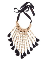 Figue Sina Shell And Tassel Necklace