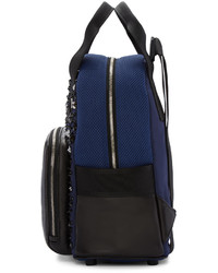 Miu Miu Blue Nylon Matelasse Backpack