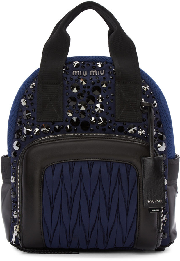 Miu miu discount backpack nylon