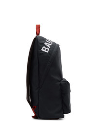 Balenciaga Navy And Red Wheel Backpack